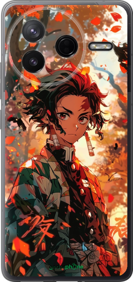 Силиконовый чехол Tanjiro для Xiaomi POCO F7 Pro - 6130u-4085 изображение 