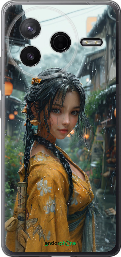 Силиконовый чехол Anime-girl для Xiaomi Redmi K80 - 6133u-4148 изображение 