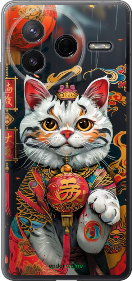Силиконовый чехол China Cat v2 для Xiaomi Redmi K80 - 6135u-4148 изображение 