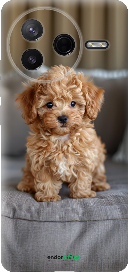 Силиконовый чехол Mini-maltipoo для Xiaomi POCO F7 Pro - 6158u-4085 изображение 