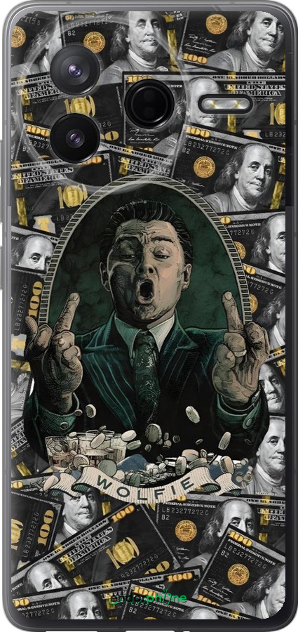 Силиконовый чехол Волк с валл стрит для Xiaomi Redmi K80 - 6287u-4148 изображение 