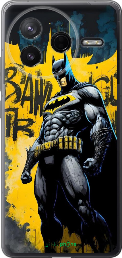 Силіконовий чехол Бетмен для Xiaomi POCO F7 Pro - 6290u-4085 изображение 