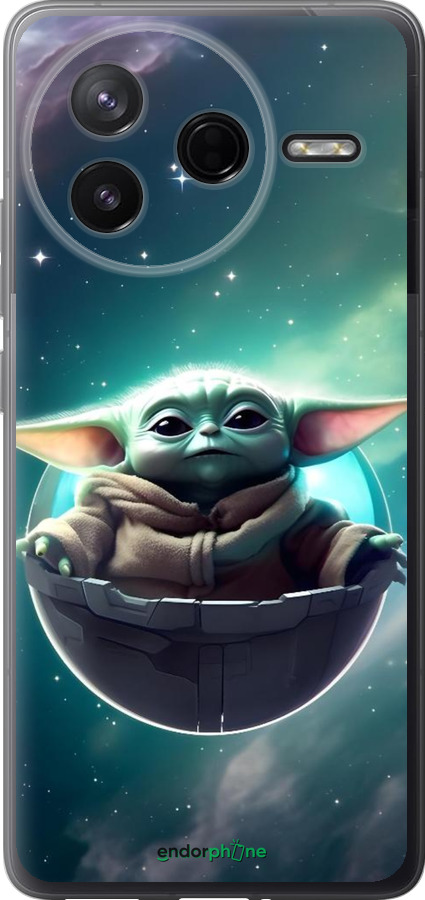 Силіконовий чехол Малышь йода для Xiaomi Redmi K80 - 6294u-4148 изображение 