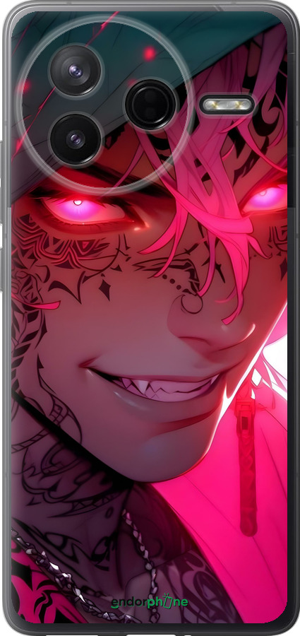 Силиконовый чехол Аниме демон 3 для Xiaomi Redmi K80 - 6313u-4148 изображение 