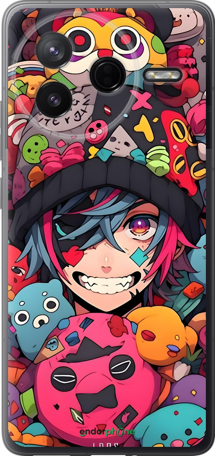 Силиконовый чехол Аниме парень для Xiaomi Redmi K80 - 6317u-4148 изображение 