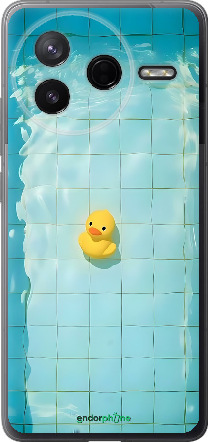 Силиконовый чехол Утенок для Xiaomi Redmi K80 - 6323u-4148 изображение 