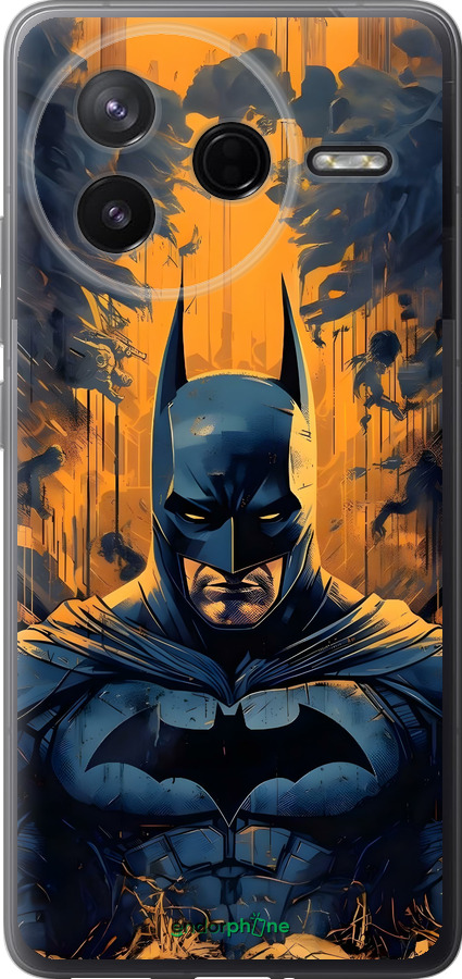 Силіконовий чехол Бетмен для Xiaomi POCO F7 Pro - 6335u-4085 изображение 