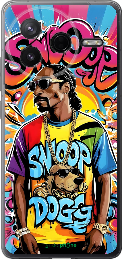 Силиконовый чехол Снуп дог для Xiaomi Redmi K80 - 6348u-4148 изображение 