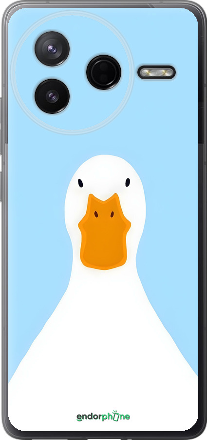 Силиконовый чехол Гусь для Xiaomi Redmi K80 - 6350u-4148 изображение 
