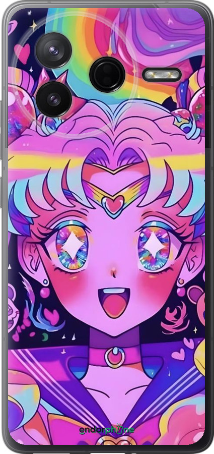 Силиконовый чехол Сейлор Мун 3 для Xiaomi Redmi K80 - 6352u-4148 изображение 