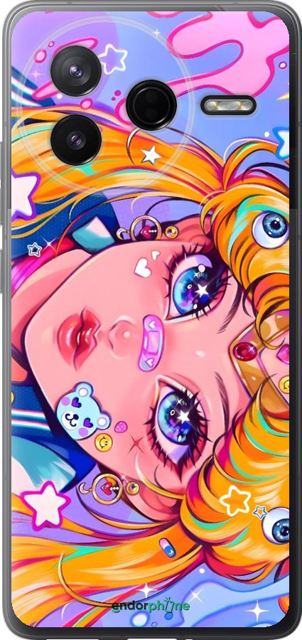 Силіконовий чехол Сейлор Мун 4 для Xiaomi Redmi K80 - 6353u-4148 изображение 