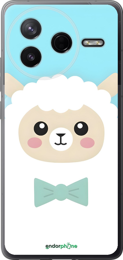 Силиконовый чехол Милый барашек для Xiaomi POCO F7 Pro - 6355u-4085 изображение 