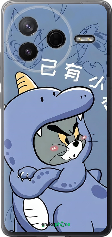 Силиконовый чехол Том и джерри 1 для Xiaomi Redmi K80 - 6358u-4148 изображение 