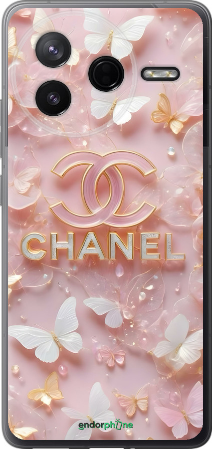 Силиконовый чехол Шанель для Xiaomi Redmi K80 - 6366u-4148 изображение 