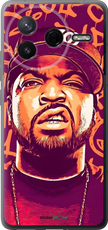 Силіконовий чехол Айс кюб для Xiaomi Redmi K80 - 6367u-4148 изображение 