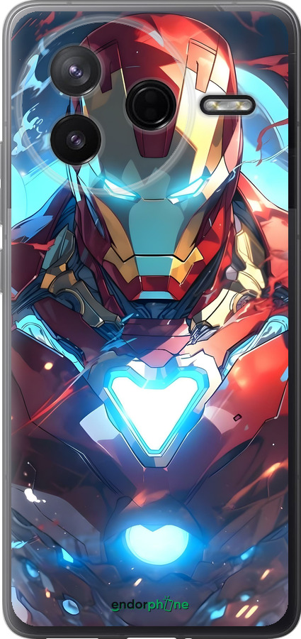 Силіконовий чехол Железный человек для Xiaomi Redmi K80 - 6372u-4148 изображение 