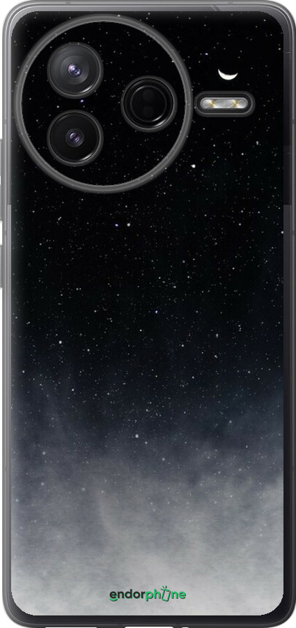 Силиконовый чехол Сині хмари, Синій місяць для Xiaomi Redmi K80 - 6396u-4148 изображение 