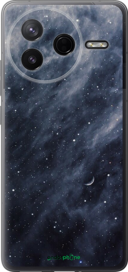 Силиконовый чехол Голубые облака, Голубая луна для Xiaomi Redmi K80 - 6398u-4148 изображение 