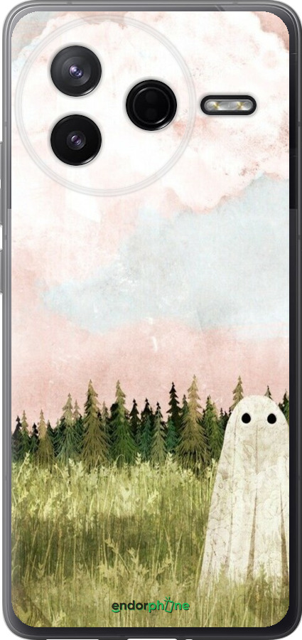 Силиконовый чехол Привидение для Xiaomi Redmi K80 - 6401u-4148 изображение 