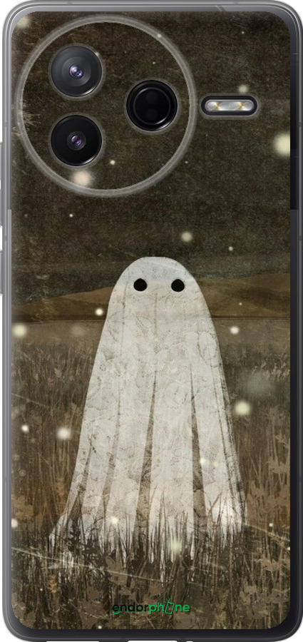 Силіконовий чехол Привид та світлячки для Xiaomi Redmi K80 - 6406u-4148 изображение 
