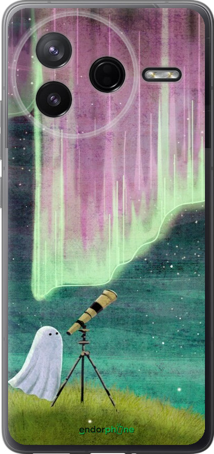 Силіконовий чехол Привид та зірки для Xiaomi Redmi K80 - 6443u-4148 изображение 