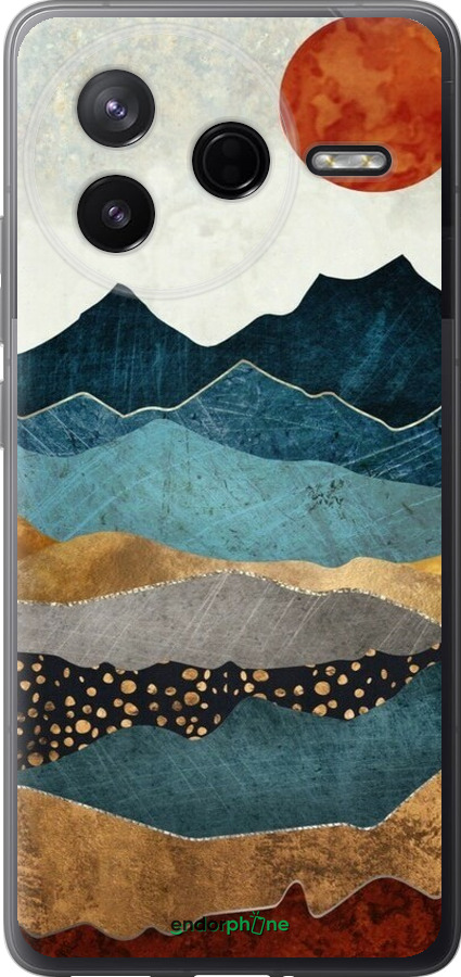 Силіконовий чехол захід сонця для Xiaomi Redmi K80 - 6475u-4148 изображение 