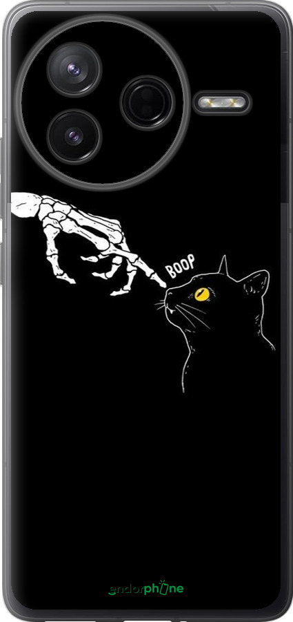 Силіконовий чехол Кішка для Xiaomi Redmi K80 - 6505u-4148 изображение 