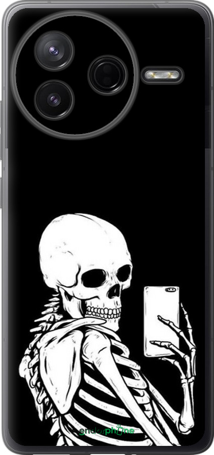 Силиконовый чехол Скелет делает Selfie для Xiaomi Redmi K80 - 6535u-4148 изображение 