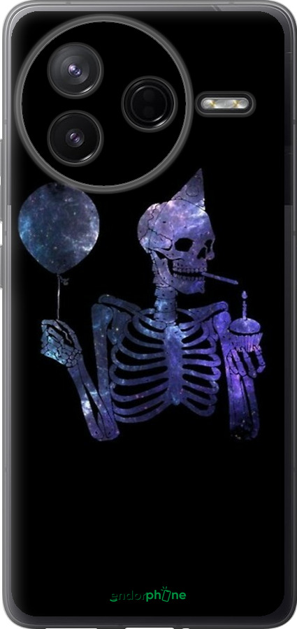 Силиконовый чехол Скелетное искусство для Xiaomi Redmi K80 - 6536u-4148 изображение 