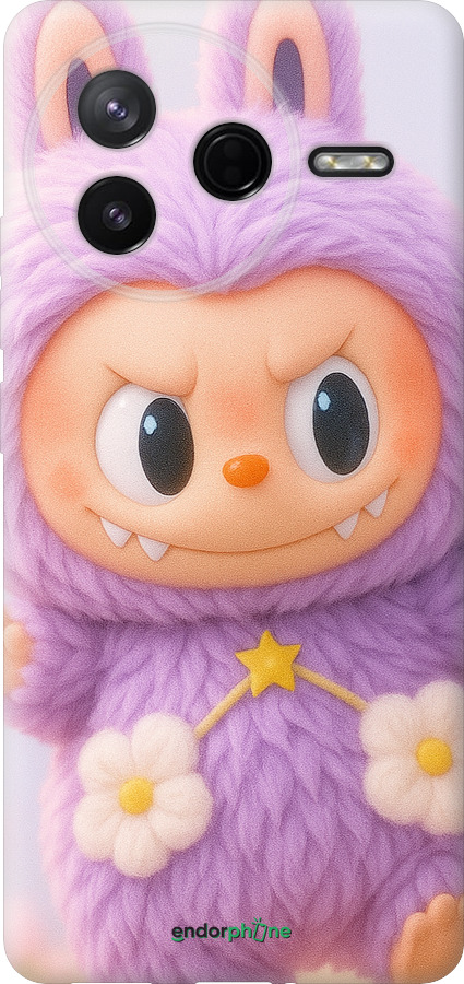 Силиконовый чехол Лабубу для Xiaomi POCO F7 Pro - 6708u-4085 изображение 