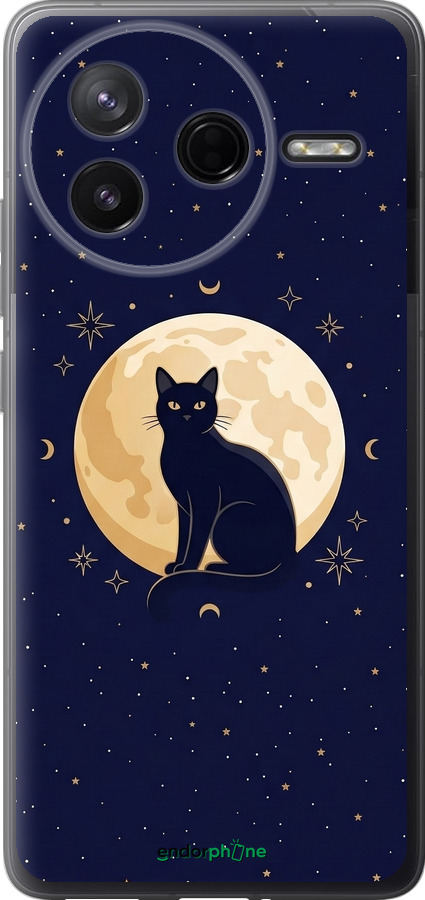Силіконовий чехол Cute Cat Celestial/Witchy для Xiaomi Redmi K80 - 6787u-4148 изображение 