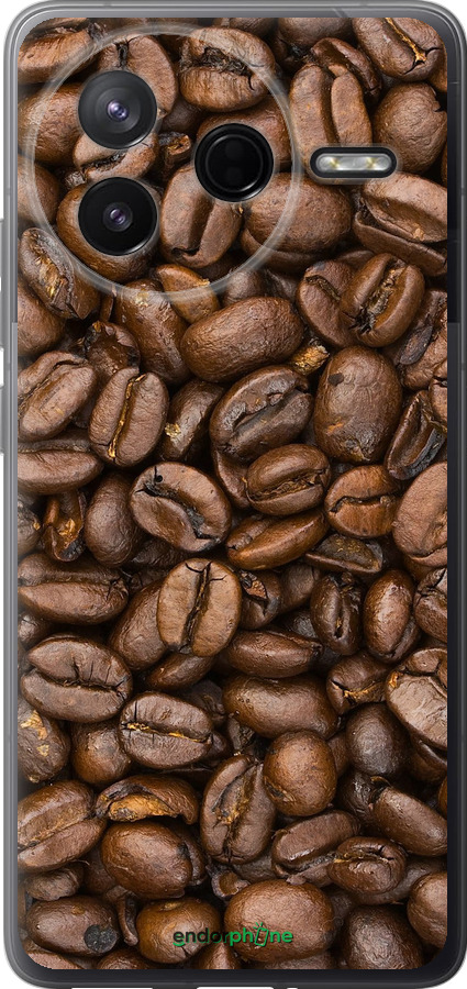 Силиконовый чехол Зёрна кофе для Xiaomi Redmi K80 - 783u-4148 изображение 