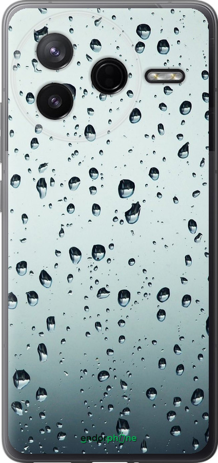 Силиконовый чехол Стекло в каплях для Xiaomi Redmi K80 - 848u-4148 изображение 