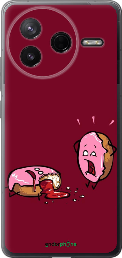 Силиконовый чехол Печенье для Xiaomi Redmi K80 - 911u-4148 изображение 