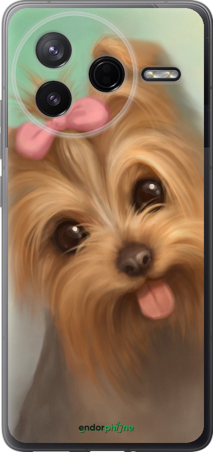 Силіконовий чехол Намальований йоркширський тер'єр для Xiaomi POCO F7 Pro - 928u-4085 изображение 