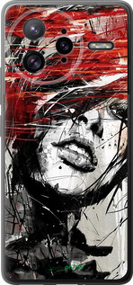 Силиконовый чехол Лицо девушки для Xiaomi Poco F7 Ultra - 1162u-4086 изображение 