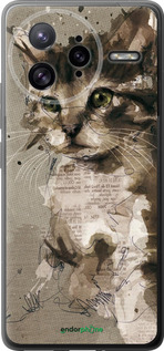 Силіконовий чехол Кошеня з плям і ліній для Xiaomi Poco F7 Ultra - 119u-4086 изображение 