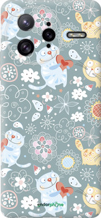 Силиконовый чехол Котята v3 для Xiaomi Redmi K80 Pro - 1223u-4145 изображение 