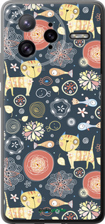 Силиконовый чехол Котята v4 для Xiaomi Poco F7 Ultra - 1224u-4086 изображение 