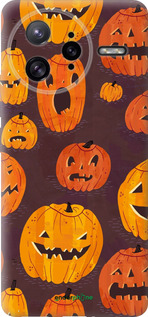 Силиконовый чехол Тыквы на Хеллоуин для Xiaomi Redmi K80 Pro - 233u-4145 изображение 