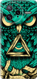 Силиконовый чехол Сова Арт-тату для Xiaomi Redmi K80 Pro - 3971u-4145 изображение 
