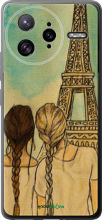 Силиконовый чехол Девушки в Париже для Xiaomi Redmi K80 Pro - 3980u-4145 изображение 