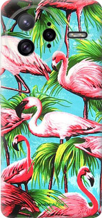 Силиконовый чехол Tropical background для Xiaomi Poco F7 Ultra - 4016u-4086 изображение 