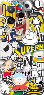 Силиконовый чехол Popular logos для Xiaomi Poco F7 Ultra - 4023u-4086 изображение 