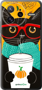 Силиконовый чехол Осенний кот для Xiaomi Poco F7 Ultra - 4026u-4086 изображение 