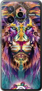 Силиконовый чехол Люминесцентный лев для Xiaomi Redmi K80 Pro - 4037u-4145 изображение 