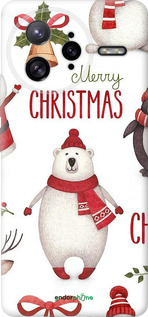 Силиконовый чехол Merry Christmas для Xiaomi Redmi K80 Pro - 4106u-4145 изображение 