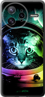Силіконовий чехол Кіт-астронавт для Xiaomi Redmi K80 Pro - 4154u-4145 изображение 