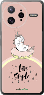 Силиконовый чехол Единорожка в пончике для Xiaomi Poco F7 Ultra - 4282u-4086 изображение 