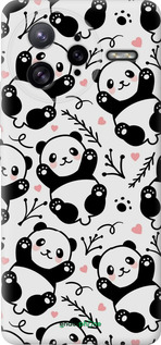 Силиконовый чехол Панды для Xiaomi Poco F7 Ultra - 4318u-4086 изображение 